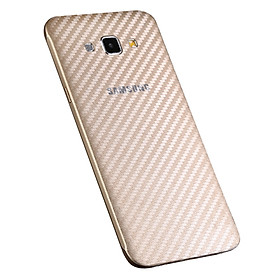 Miếng Dán Mặt Sau Vân Carbon Cho Điện Thoại Samsung Galaxy J7 2016 (Trong Suốt) - Hàng nhập khẩu