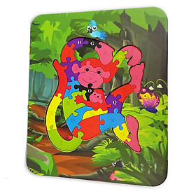 Đồ Chơi Gỗ Ghép Hình Puzzle Tottosi Khỉ 303021 (26 Mảnh Ghép)