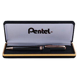 Hình ảnh Bút Ký Cao Cấp Pentel B811APG - Vỏ Đen Vàng (0.8mm)