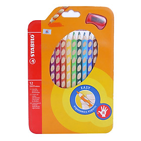 Chì Màu Stabilo Easycolors 12 Màu (Tay Phải) - CLE33R12C