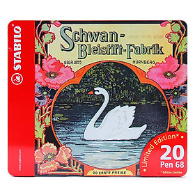 Hộp Thiếc Bút Lông Pen 68 (20 Màu) - PN6820M