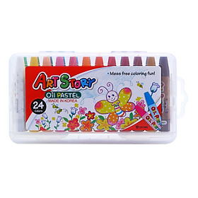 Sáp Dầu Crown 24 Màu - OP-2400