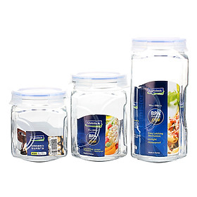 Mua Bộ 3 Hũ Thủy Tinh Glasslock IG535 (1500 + 2000 + 3000 ml)