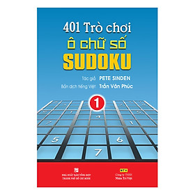 Download sách 401 Trò Chơi Ô Chữ Số Sudoku - Tập 1 