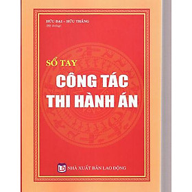 Nơi bán Sổ Tay Công Tác Thi Hành Án  - Giá Từ -1đ