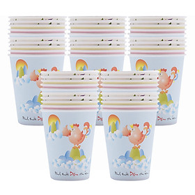 Lốc 50 Cái Ly Giấy Họa Tiết 9Oz FnB BH2 (255ml / Cái)