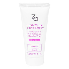 Kem Chống Nắng Za True White Power Block Uv 50ml - 41530