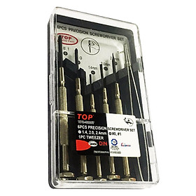 Mua Bộ Tua Vít Có Nhíp Sửa Đồng Hồ  Laptop TOP TPD-30007 (6 Cây)