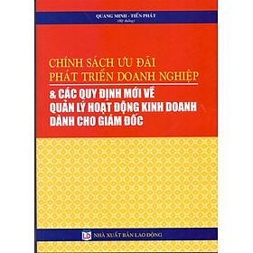 Download sách Chính Sách Ưu Đãi Phát Triển Doanh Nghiệp