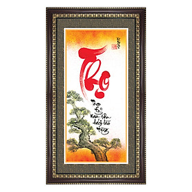 Mua Tranh Khung Thư Pháp THỌ TỶ NAM SƠN TPT_40-12 (40 x 70 cm) Thế Giới Tranh Đẹp
