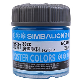 Màu Vẽ 30cc Simbalion PT-30-46A - Xanh Da Trời