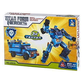 Bộ robot biến hình 2 trong 1 Ausini 25510