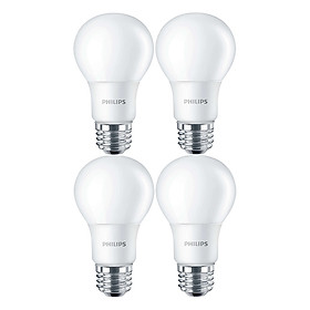 Mua Bộ 4 Bóng Đèn Philips LED Ledbuld 10.5W 6500K E27 A60 - Ánh Sáng Trắng  - Hàng Chính Hãng