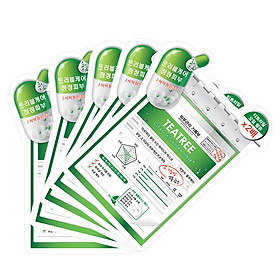 Combo 5 Mặt Nạ Trà Xanh Blumei Tea Tree Clean Skin Hydra Mask (27g)