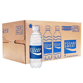 Thùng 24 Chai Thức Uống Bổ Sung ION Pocari Sweat 500ml Chai