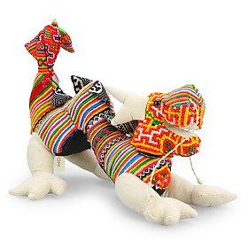 Quà Lưu Niệm Handmade - Rồng Bé Thổ Cẩm (Mẫu Ngẫu Nhiên)