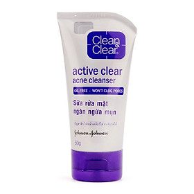 Sữa Rửa Mặt Ngừa Mụn Clean & Clear (50g)