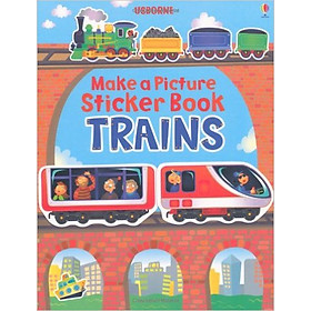 Download sách Usborne Make a Picture Sticker Book Trains