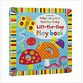 [Download Sách] Sách tương tác tiếng Anh - Usborne Baby's very first touchy-feely Lift-the-flap Play book