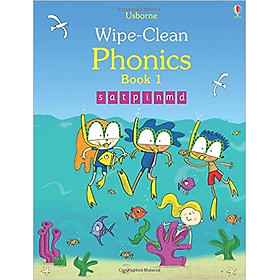 [Download Sách] Sách tẩy xóa tiếng Anh - Usborne Wipe-Clean Phonics Book 1