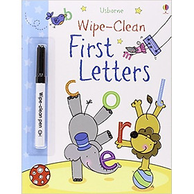 Sách tẩy xóa tiếng Anh - Usborne First Letters