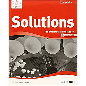 Nơi bán Solutions (2 Ed.) Pre-Inter: Workbook And Audio CD Pack - Paperback - Giá Từ -1đ