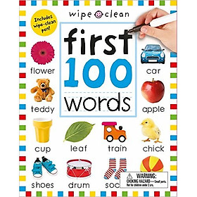 [Download Sách] Wipe Clean: First 100 Words