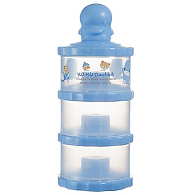 Hộp Chia Sữa 3 Ngăn KuKu Duckbill - Nhựa PP Cao Cấp