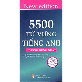 Nơi bán 5500 Từ Vựng Tiếng Anh (Tái Bản) - Giá Từ -1đ