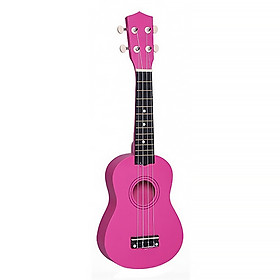 Mua Ukulele Soprano Màu Trơn KBD 33A15-HD - Hồng Đậm