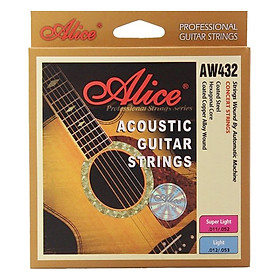 Bộ Dây Đàn Guitar Acoustic Alice AW432