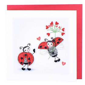 Thiệp Giấy Xoắn Việt Net - Love Valentine - Happy Valentine