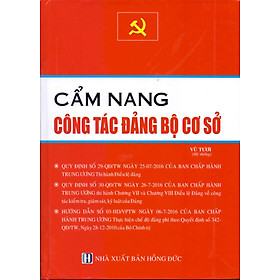 Cẩm Nang Công Tác Đảng Bộ Cơ Sở