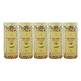 Combo 5 Hũ Đậu Nành Sấy Cỏ Ngọt Vị Cay Hải Long (230g / Hũ)