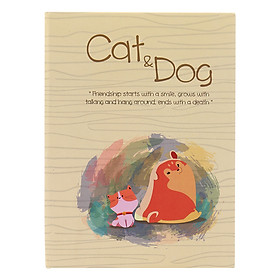 Nơi bán Sổ Vivaone Bìa Giấy Màu Cat & Dog M6 (13 x 18 cm) - Giá Từ -1đ