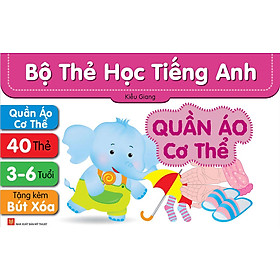 Nơi bán Bộ Thẻ Học Thông Minh - Quần Áo, Cơ Thể (2016) - Giá Từ -1đ