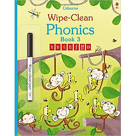 Download sách Sách tẩy xóa tiếng Anh - Usborne Wipe-Clean Phonics Book 3