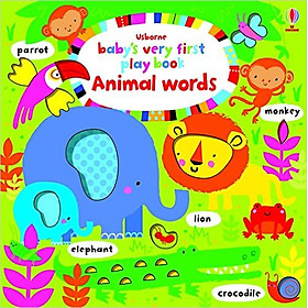Usborne Baby's very first play book Animal words