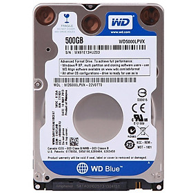Ổ Cứng Laptop WD Blue™ 500G/16MB/5400/2.5/7mm - WD5000LPCX - Hàng chính hãng