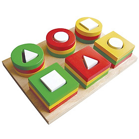 Đồ chơi gỗ Winwintoys 64042 - Bộ xếp 6 cọc
