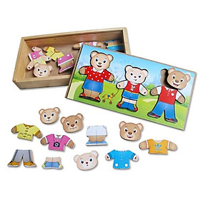 Thời Trang Gia Đình Gấu Winwintoys 68232
