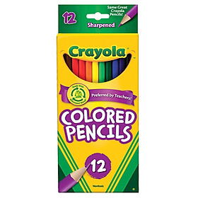 Bút Chì 12 Màu Dạng Dài Crayola 684012