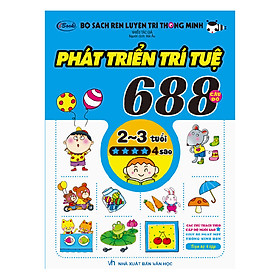 Nơi bán Bộ Sách Rèn Luyện Trí Thông Minh - 688 Câu Đố Phát Triển Trí Tuệ 2 -3 Tuổi - Cấp Độ 4 Sao - Giá Từ -1đ