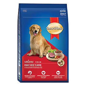 Đồ Ăn Cho Chó Trưởng Thành Hương Vị Thịt Bò Nướng SmartHeart (10kg)