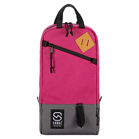 Balo Sonoz Le Petit Coeur ROSEGRIS0417 (41 x 21 cm) - Hồng Ghi
