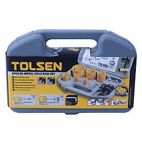 Bộ vòng khoét sắt Tolsen 75861 (9 món)