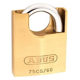 Ổ Khóa Đồng Chống Cắt Chìa Vi Tính EC Abus 75CS/60 (60mm) - Vàng Đồng
