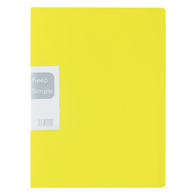 Bìa 30 Lá Nhựa A4 Yp 30b - Vàng