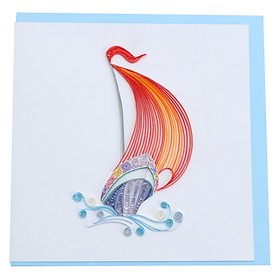 Thiệp Giấy Xoắn Việt Net - Traffic 15x15 VN2DC115008NN