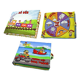 Bộ 3 Sách Vải Pipovietnam (Thời Tiết - Giao Thông - Số Đếm)